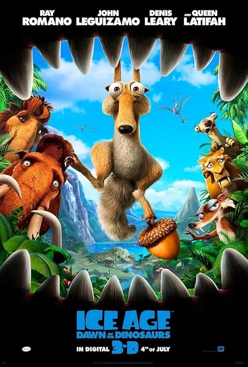 Ice Age: Dawn of the Dinosaurs film posteri