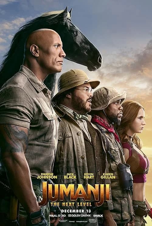 Jumanji: The Next Level film posteri